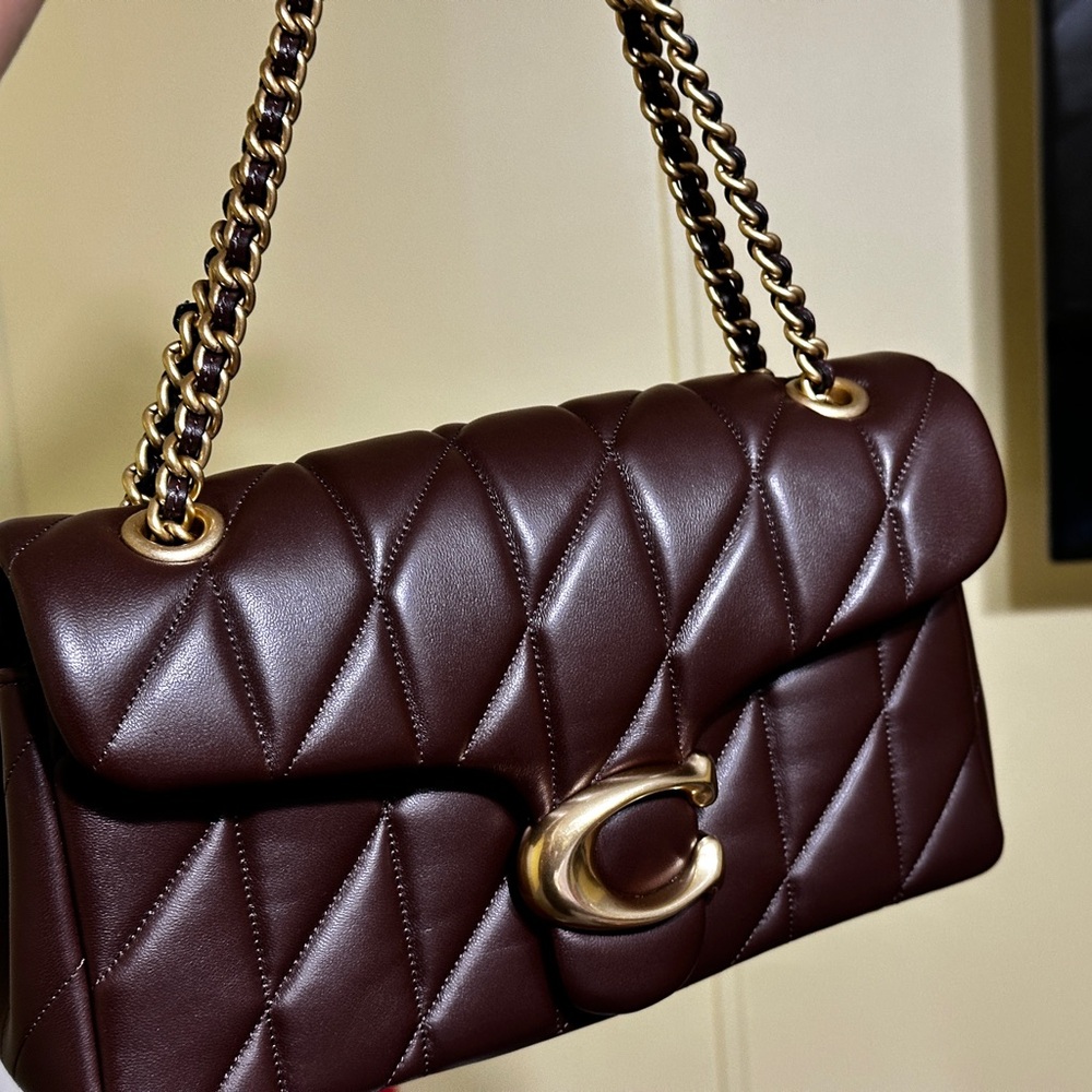 Coach maple quilted tabby 26